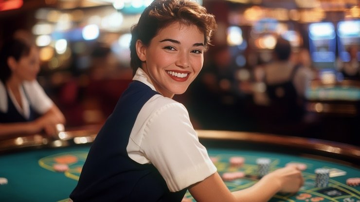 NetEnt live blackjack table with professional dealer and multi-camera broadcast setup
