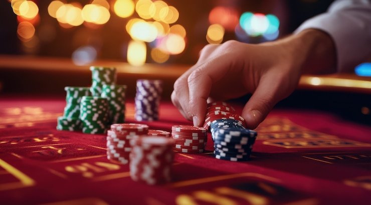 Live blackjack dealer at sinartogel 09 HD studio